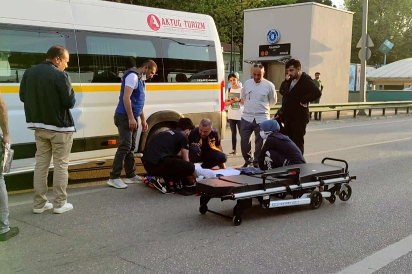 Bursa'da kaza: Bir yaralı Bursa'da kaza: Bir yaralı